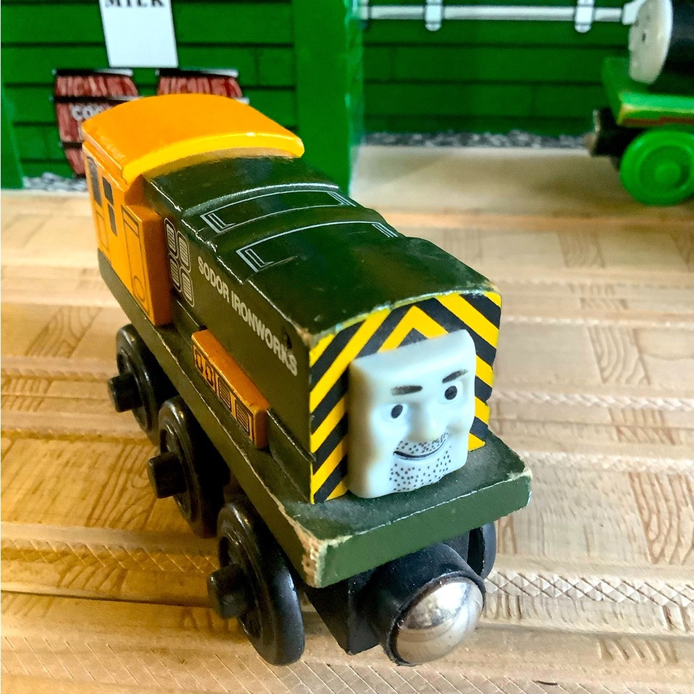 Rare Vintage “Iron Bert” Thomas Tank Wooden Train Railway